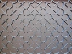 port grille iron detail pattern