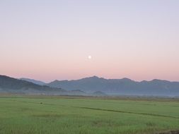 landscape dawning nature wallpaper