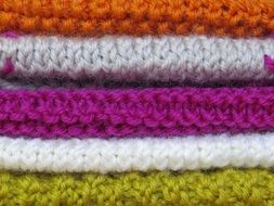 knit knitting pattern colorful wool