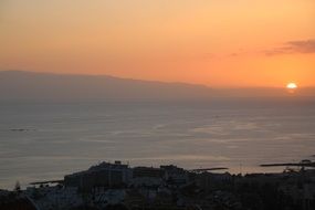 sunset dusk twilight tenerife