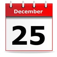 calendar desk christmas