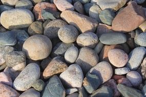 background stone rock pebble round