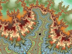 fractal abstract rendering pattern