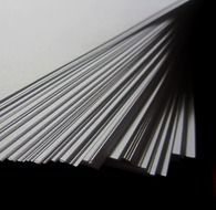 paper white stack shifted tiered