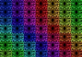 rainbow grid form abstract