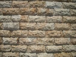 wall stone bricks pattern rough