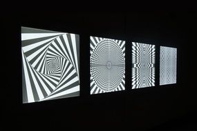 geometry black and white square