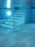 ladder in the pool
