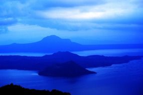 blue background water relaxing