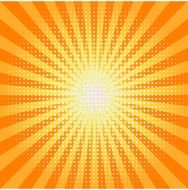 sunburst yellow red sunray