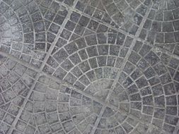 gray pattern of urban pavement