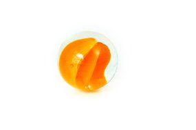 marble balls orange single one