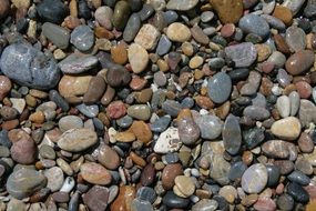 stones pebble beach background