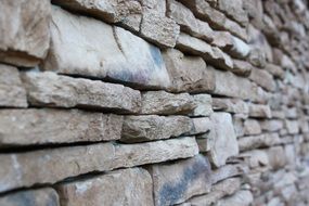 stone wall natural stones