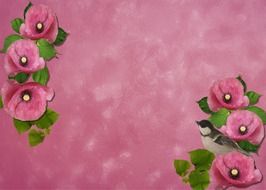 flowers birds wedding background