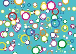 abstract background colors circles