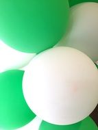 balloons texture background green