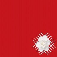 scrapbooking paper background red color white flower