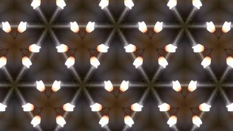 abstract brown background with triangle lights