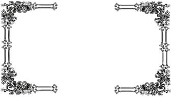 retro frame border ornate art