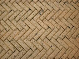 pavement texture ochre