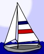 sailboat ocean boat ship nautical