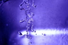 violet background water