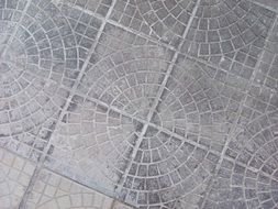 pattern of urban pavement