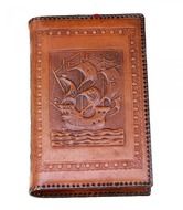 leather book bound vintage