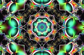 fractal chaos symmetry psychedelic