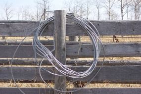 fence wood texture country wire