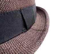 hat top edge texture fabric