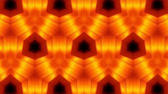 background with orange abstract lights