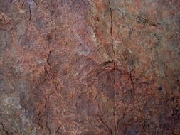 stone flat red brown textured