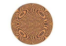 ball about braid wood arrangement