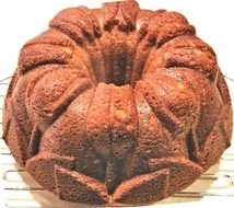 orange cake patterns design baked