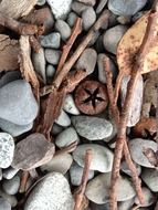 background stones rocks pebbles