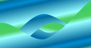 blue background with green and blue lines