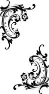 baroque pattern style flourish