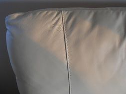 texture of the leather furniture