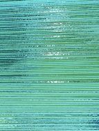 turquoise ribbed surface