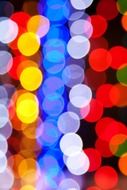 bokeh lights abstract background