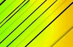 black lines on a yellow-green background