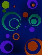 background circle colorful abstract