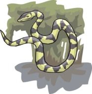snake tree plant background