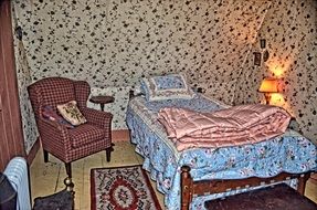 bedroom sleeping old vintage