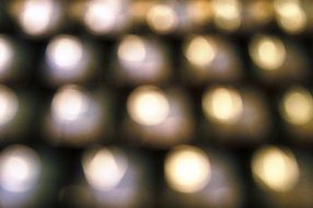 lights bokeh gold pattern black