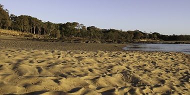 beach pattern sand sea ocean