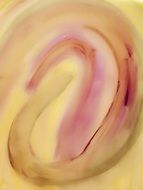 abstract painting in pastel colors