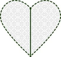 heart pattern love